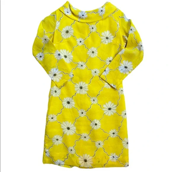 ❌SOLD🏷Vintage 1960s Flower Power mini dress - Picture 9 of 11